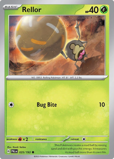 Image for Rellor (025/193) (SV02: Paldea Evolved) - Pokemon
