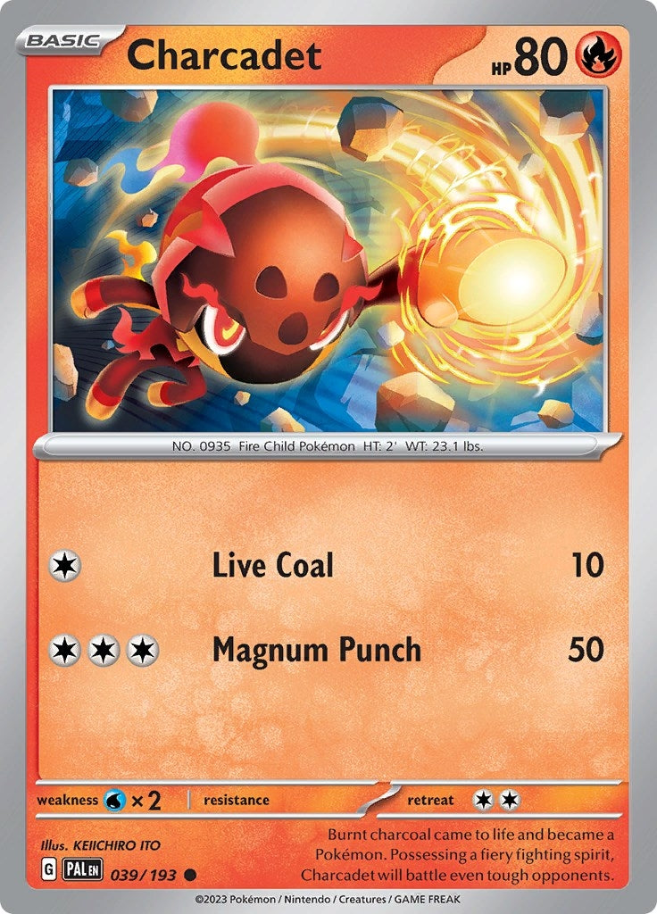 Image for Charcadet (039/193) (SV02: Paldea Evolved) - Pokemon