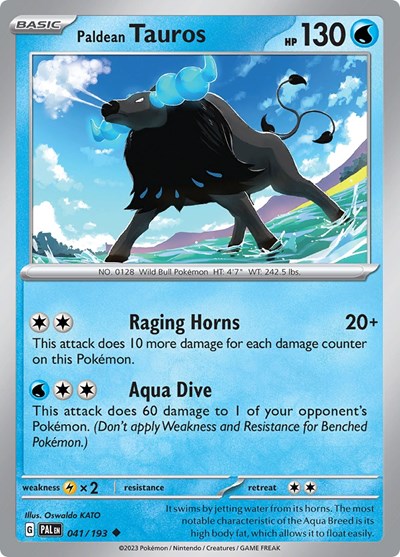 Paldean Tauros - 041/193