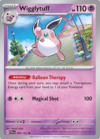 Image for Wigglytuff (084/193) (SV02: Paldea Evolved) - Pokemon