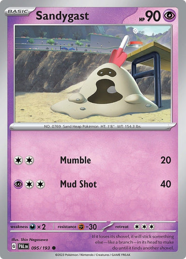 Image for Sandygast (095/193) (SV02: Paldea Evolved) - Pokemon