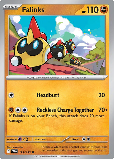 Image for Falinks (119/193) (SV02: Paldea Evolved) - Pokemon