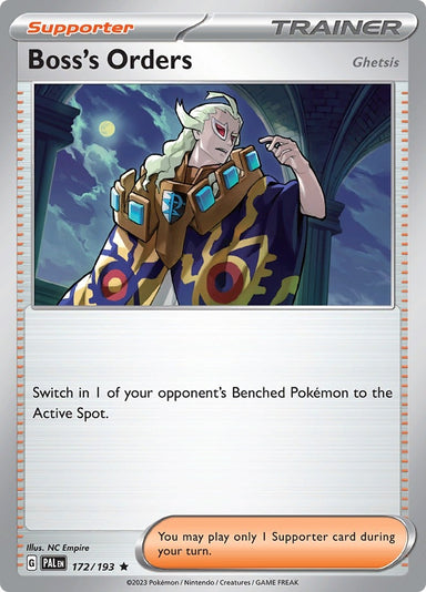 Image for Boss's Orders (172/193) (SV02: Paldea Evolved) - Pokemon