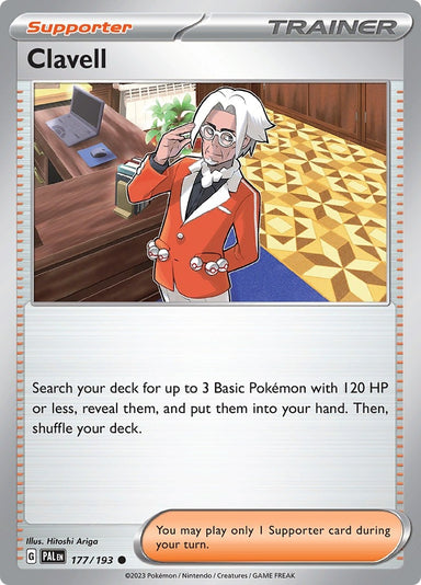 Image for Clavell (177/193) (SV02: Paldea Evolved) - Pokemon