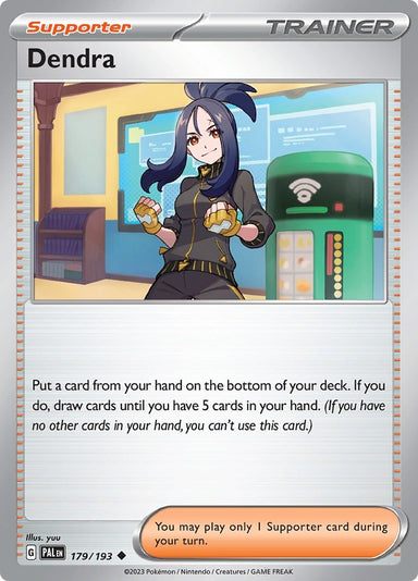 Image for Dendra (179/193) (SV02: Paldea Evolved) - Pokemon