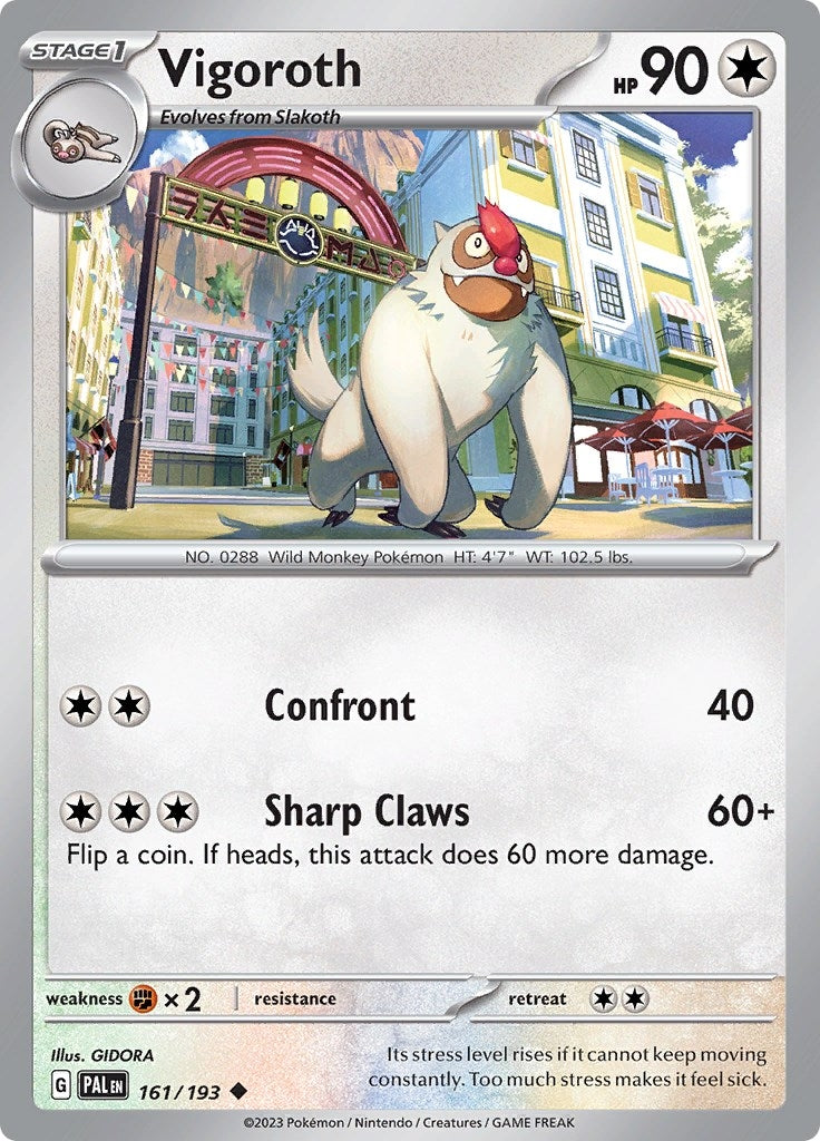 Image for Vigoroth (161/193) (SV02: Paldea Evolved) - Pokemon