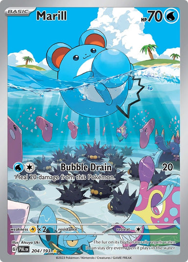 Image for Marill (204/193) (PAL) - Pokemon