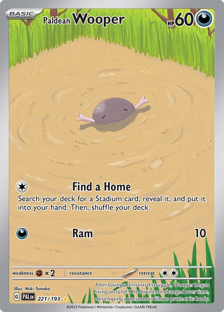 Image for Paldean Wooper (221/193) (PAL) - Pokemon