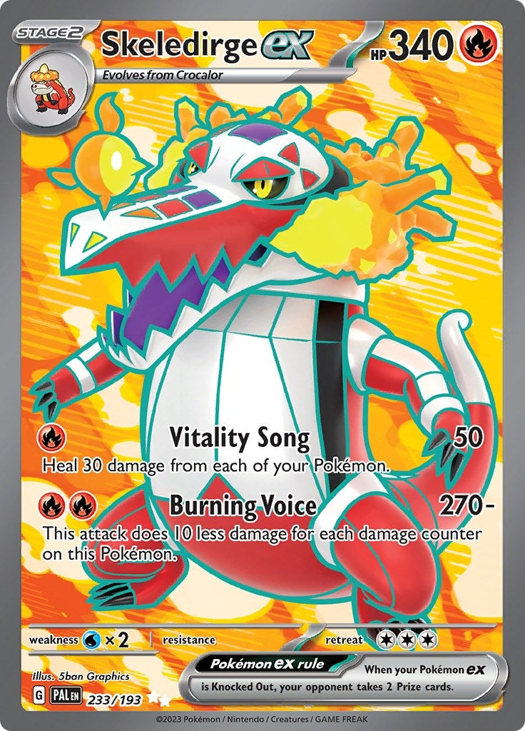 Image for Skeledirge ex (233/193) (SV02: Paldea Evolved) - Pokemon