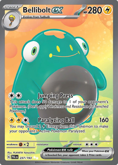 Image for Bellibolt ex (237/193) (SV02: Paldea Evolved) - Pokemon
