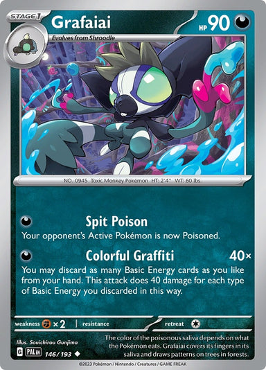 Image for Grafaiai (146/193) (SV02: Paldea Evolved) - Pokemon