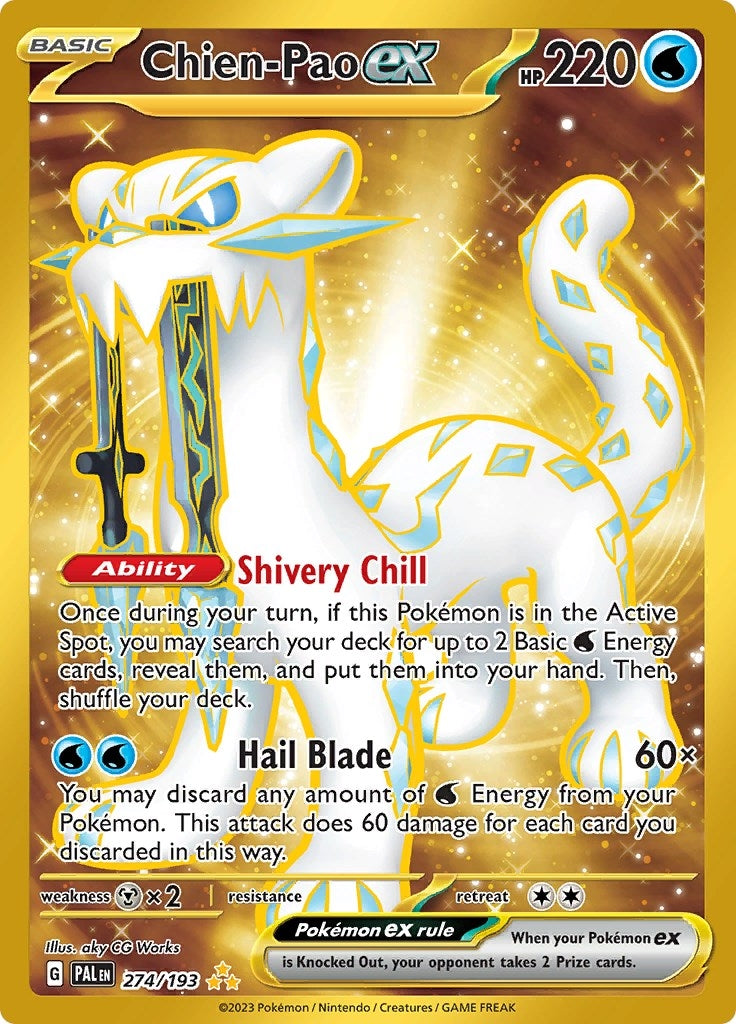 Image for Chien-Pao ex (274/193) (PAL) - Pokemon