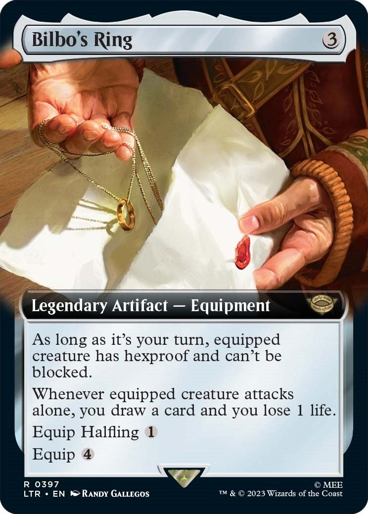 Image for Bilbo's Ring (Extended Art) (397) (LTR) - Magic: The Gathering