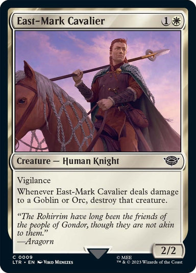 Image for East-Mark Cavalier (9) (LTR) - Magic: The Gathering