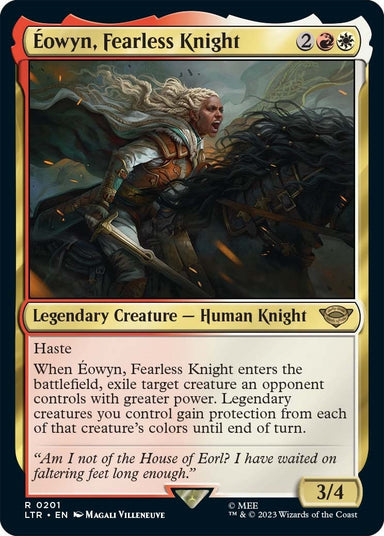 Image for Eowyn, Fearless Knight (201) (LTR) - Magic: The Gathering