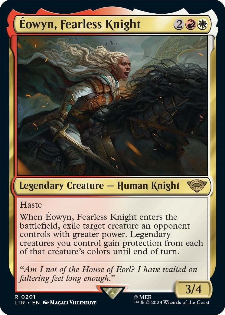 Image for Eowyn, Fearless Knight (201) (LTR) - Magic: The Gathering