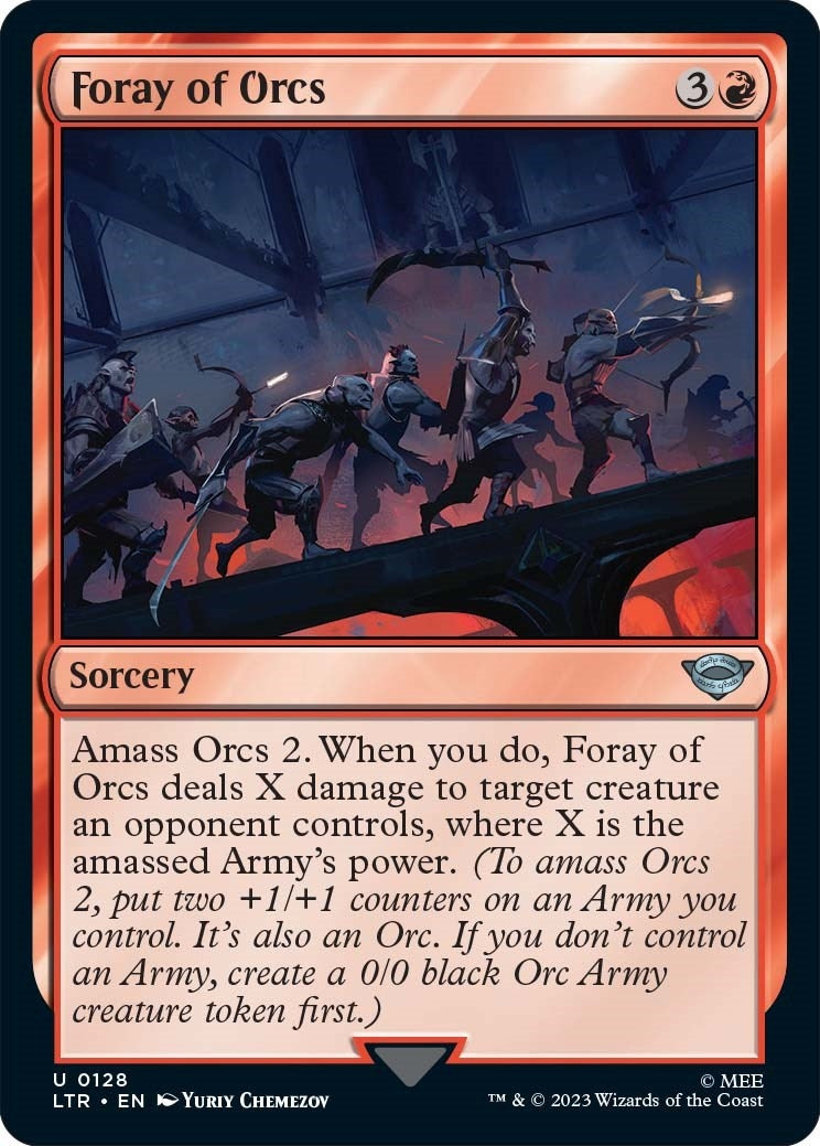 Image for Foray of Orcs (128) (LTR) - Magic: The Gathering