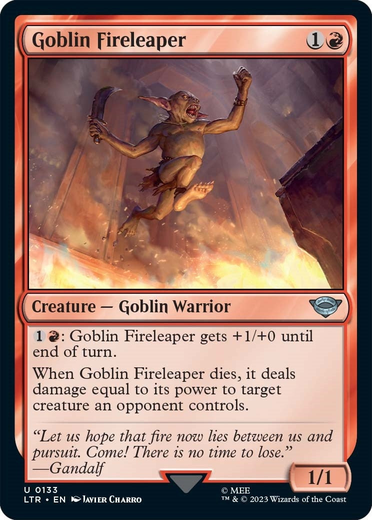 Image for Goblin Fireleaper (133) (LTR) - Magic: The Gathering