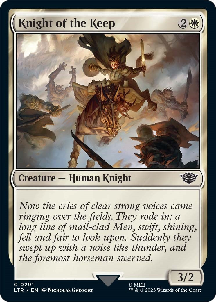 Image for Knight of the Keep (291) (LTR) - Magic: The Gathering