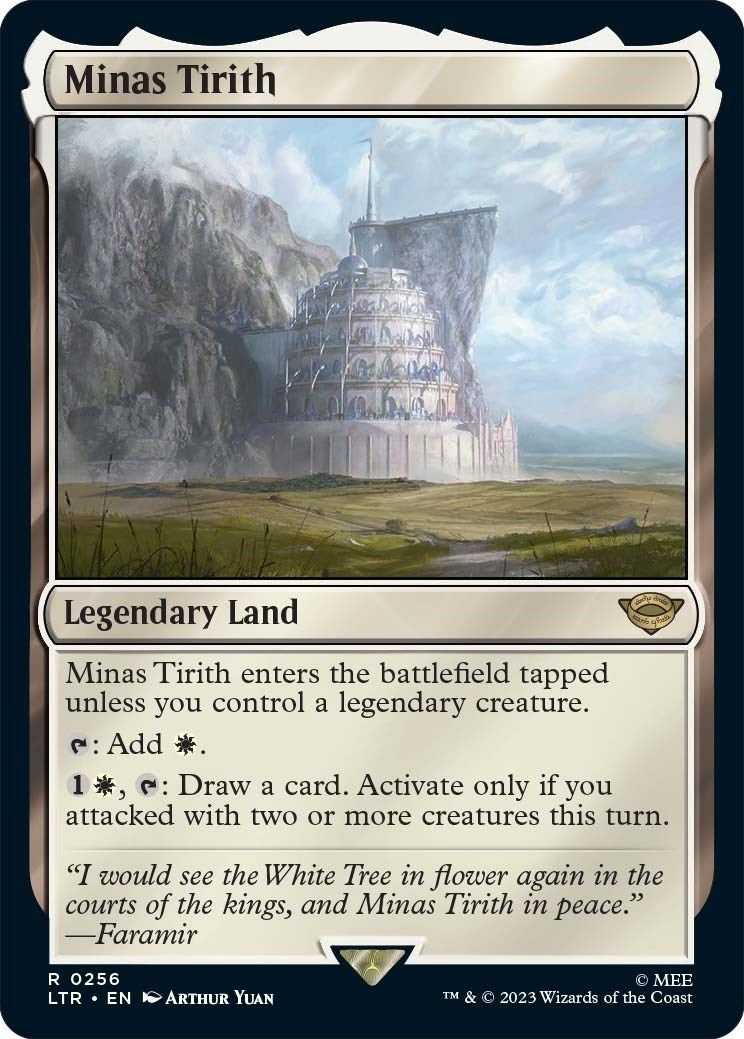 Image for Minas Tirith (256) (LTR) - Magic: The Gathering