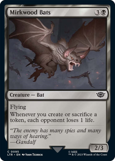 Image for Mirkwood Bats (95) (LTR) - Magic: The Gathering