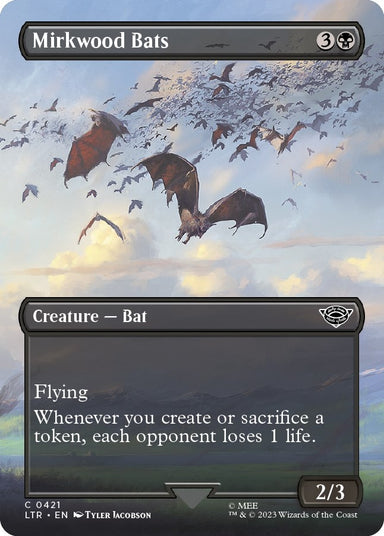 Image for Mirkwood Bats (Borderless) (421) (LTR) - Magic: The Gathering