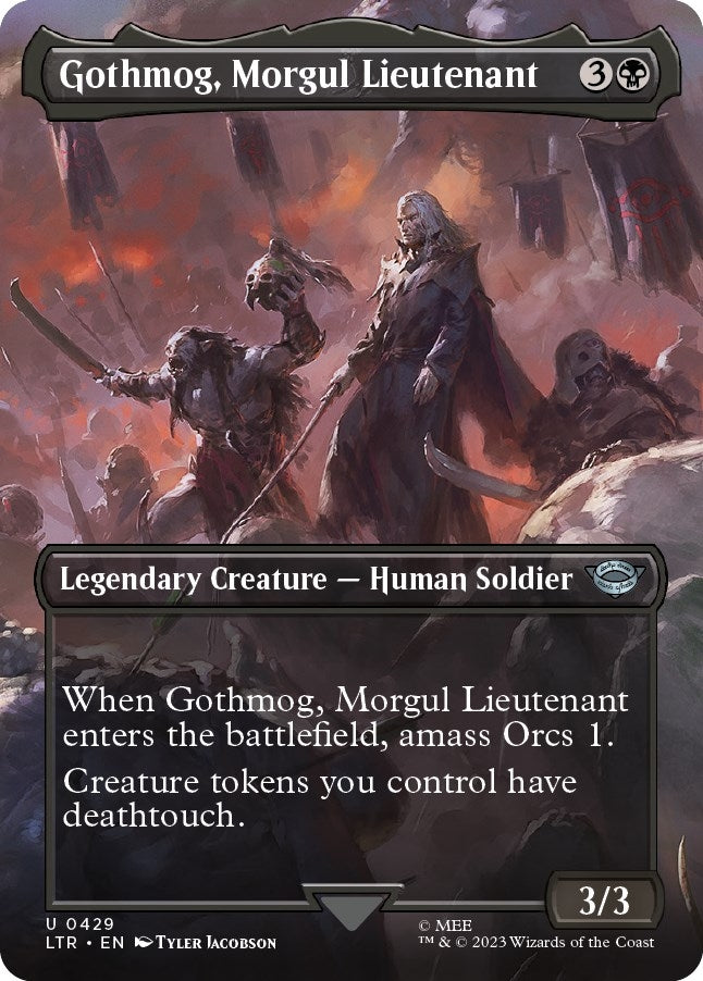 Image for Gothmog, Morgul Lieutenant (Borderless) (429) (LTR) - Magic: The Gathering
