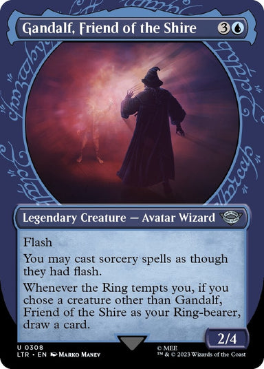 Image for Gandalf, Friend of the Shire (Showcase) (308) (LTR) - Magic: The Gathering