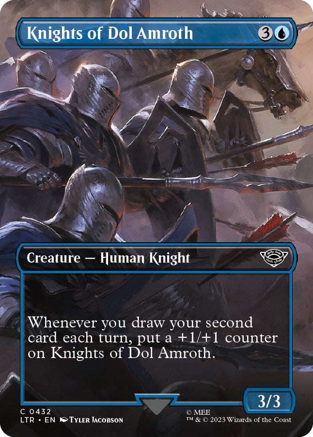 Image for Knights of Dol Amroth (Borderless) (432) (LTR) - Magic: The Gathering