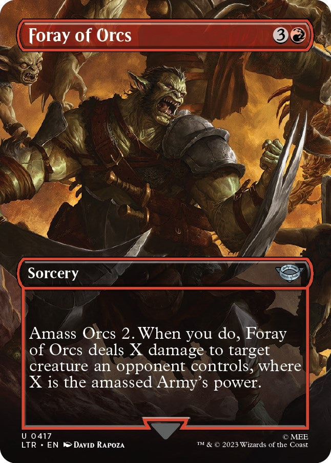 Image for Foray of Orcs (Borderless) (417) (LTR) - Magic: The Gathering