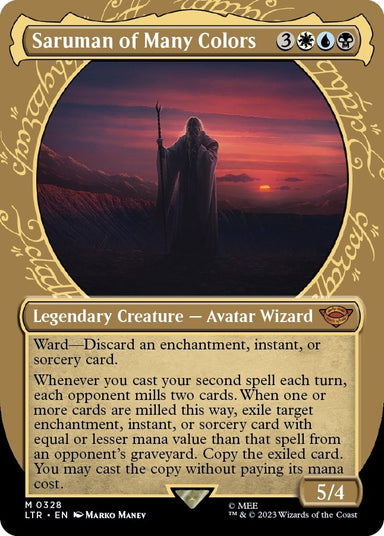 Image for Saruman of Many Colors (Showcase) (328) (LTR) - Magic: The Gathering