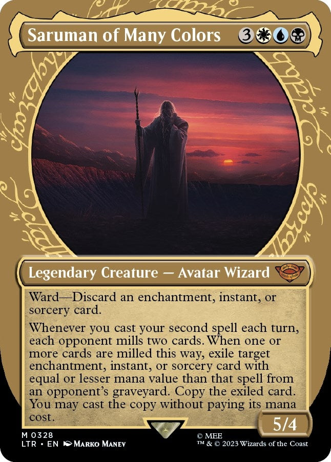 Image for Saruman of Many Colors (Showcase) (328) (LTR) - Magic: The Gathering