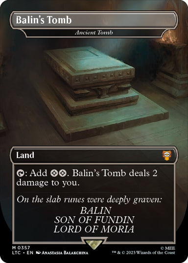 Image for Balin's Tomb - Ancient Tomb (357) (LTC) - Magic: The Gathering