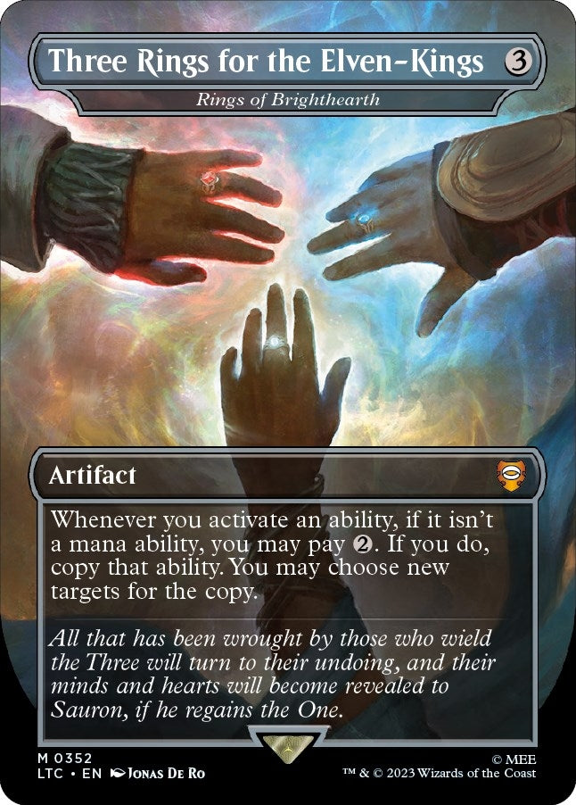 Image for Three Rings for the Elven-Kings - Rings of Brighthearth (352) (LTC) - Magic: The Gathering