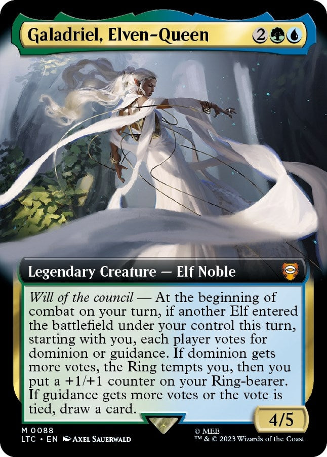 Image for Galadriel, Elven-Queen (Extended Art) (88) (LTC) - Magic: The Gathering