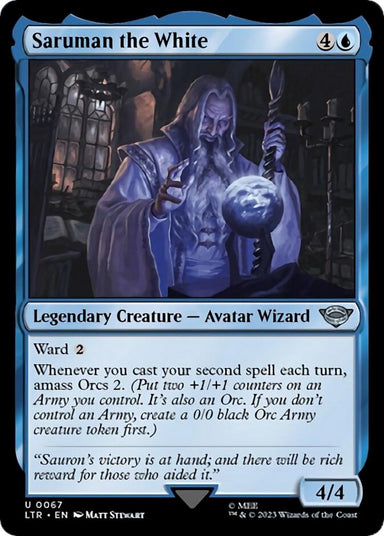 Image for Saruman the White (67) (LTR) - Magic: The Gathering
