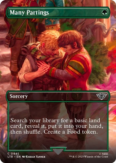 Image for Many Partings (Borderless) (445) (LTR) - Magic: The Gathering