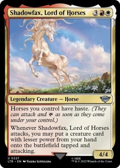 Image for Shadowfax, Lord of Horses (227) (LTR) - Magic: The Gathering