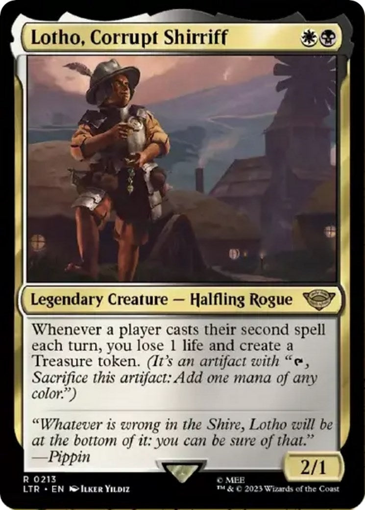 Image for Lotho, Corrupt Shirriff (213) (LTR) - Magic: The Gathering