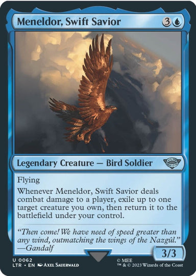 Image for Meneldor, Swift Savior (62) (LTR) - Magic: The Gathering