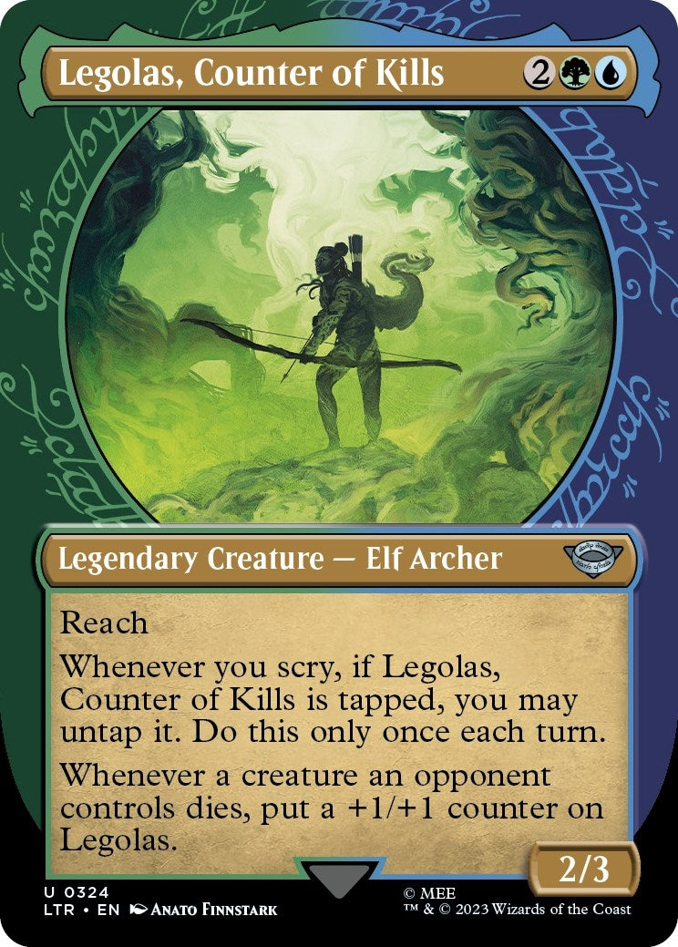 Image for Legolas, Counter of Kills (Showcase) (324) (LTR) - Magic: The Gathering