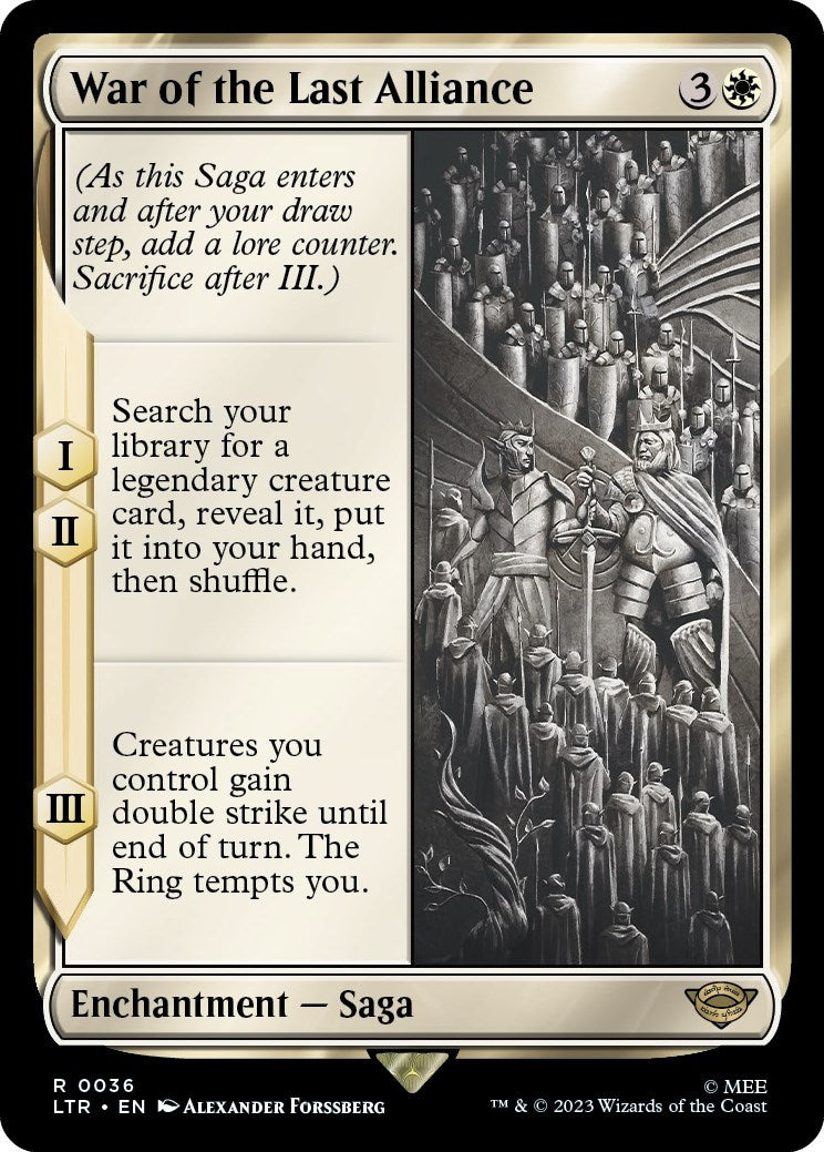 Image for War of the Last Alliance (36) (LTR) - Magic: The Gathering