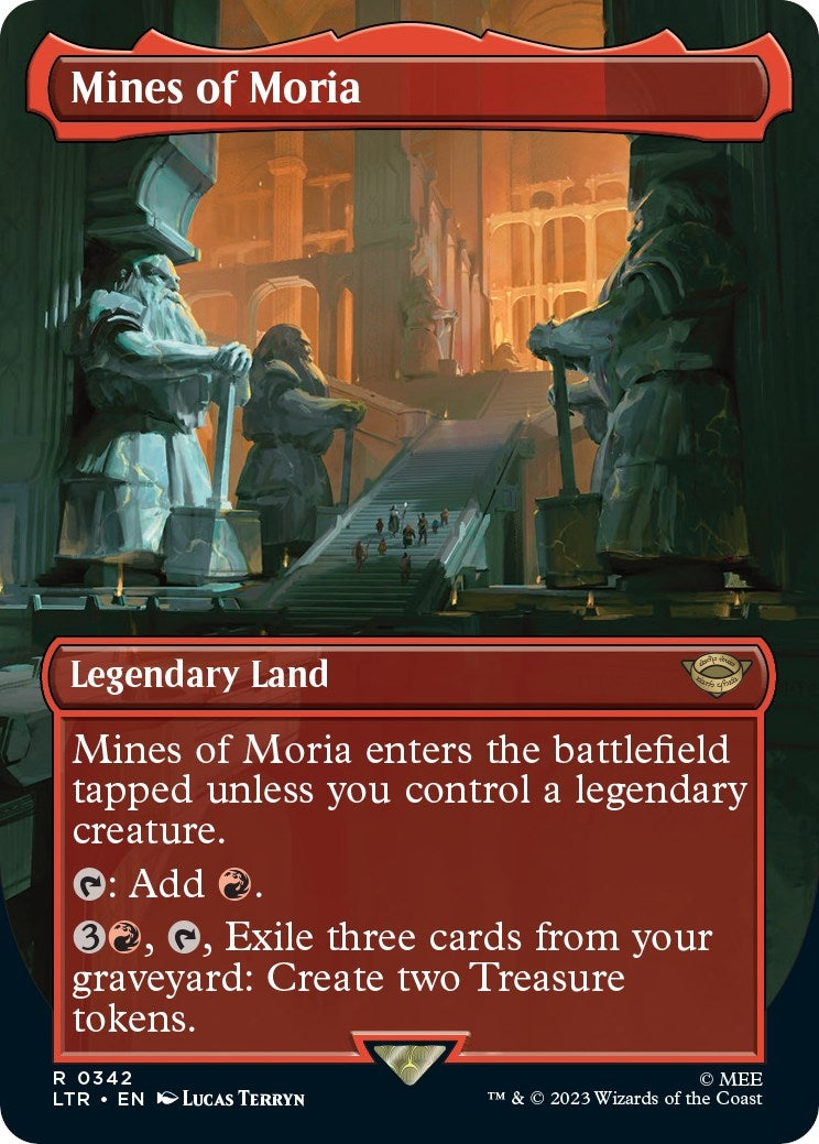 Image for Mines of Moria (Borderless) (342) (LTR) - Magic: The Gathering