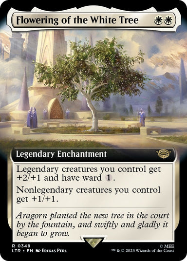 Image for Flowering of the White Tree (Extended Art) (348) (LTR) - Magic: The Gathering
