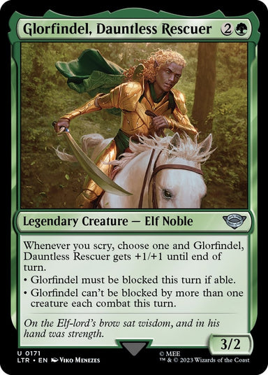 Image for Glorfindel, Dauntless Rescuer (171) (LTR) - Magic: The Gathering