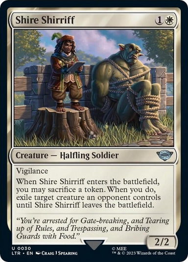 Image for Shire Shirriff (30) (LTR) - Magic: The Gathering