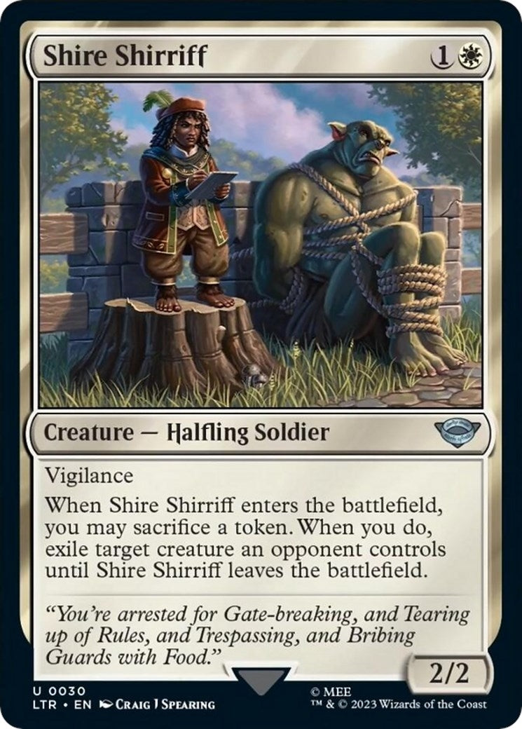 Image for Shire Shirriff (30) (LTR) - Magic: The Gathering