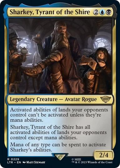 Image for Sharkey, Tyrant of the Shire (229) (LTR) - Magic: The Gathering