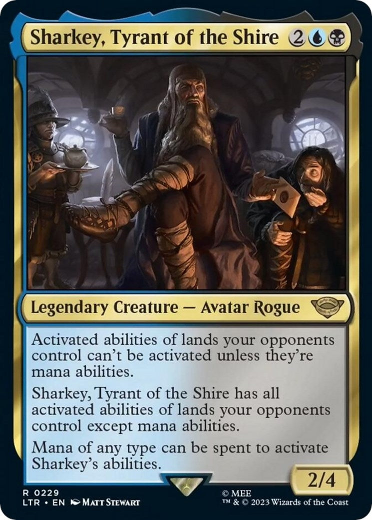 Image for Sharkey, Tyrant of the Shire (229) (LTR) - Magic: The Gathering