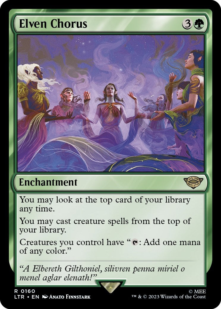 Image for Elven Chorus (160) (LTR) - Magic: The Gathering
